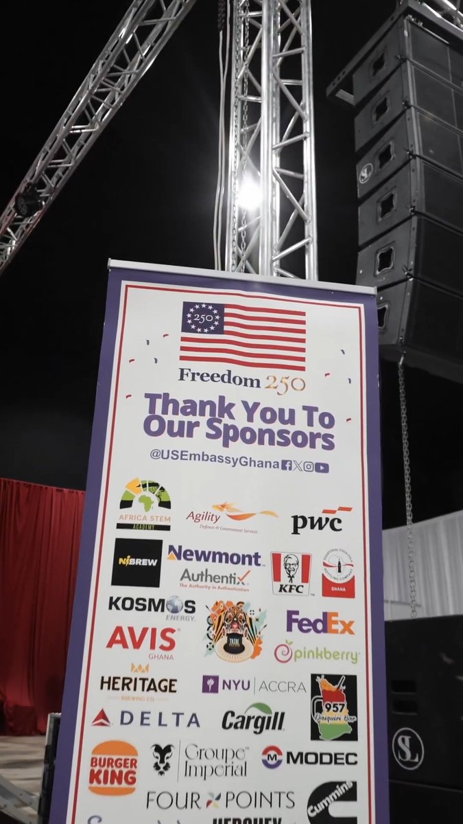 Thank you to our wonderful Freedom250 Sponsors! 🇺🇸 #Freedom250