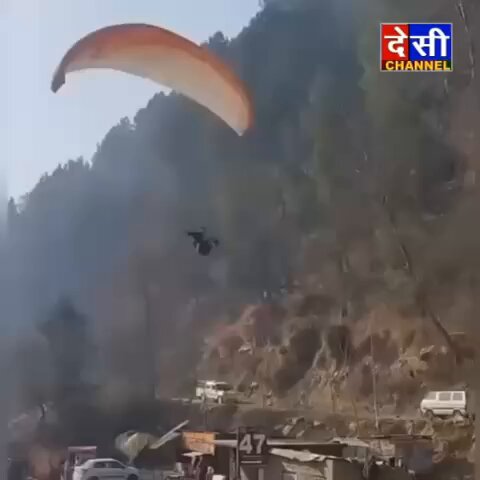 Another day. Another reminder to think twice before signing up for adventure sports in India. This viral video from Raison, Kullu, shows a paraglider crashing onto a road after losing control. Video Credit: Social Media