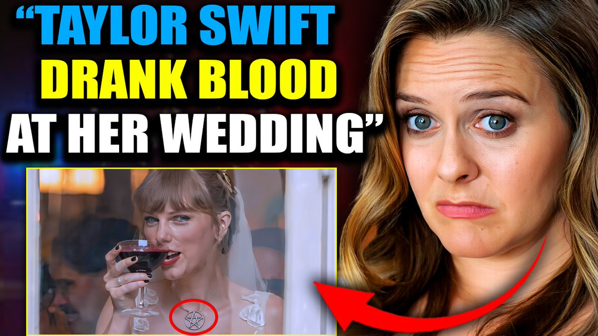 Alicia Silverstone Exposes 'Adrenochrome Ritual' at Taylor Swift 'Satanic' Wedding Ceremony Alicia Silverstone has emerged with devastating footage from inside the Swift-Kelce wedding in New York City that is so heinous, so unspeakably evil, that it could burn Hollywood to the ground. She has obtained leaked footage of Taylor participating in a Satanic ritual involving a child at her own wedding. She has secret footage exposing the biggest A-list names on the planet, engaged in the most grotesque Satanic acts ever captured on film.