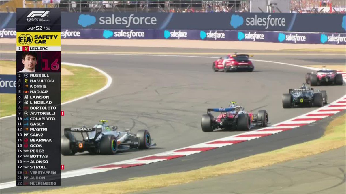 "Safety Car": Por los comentarios sobre el final del #BritishGP