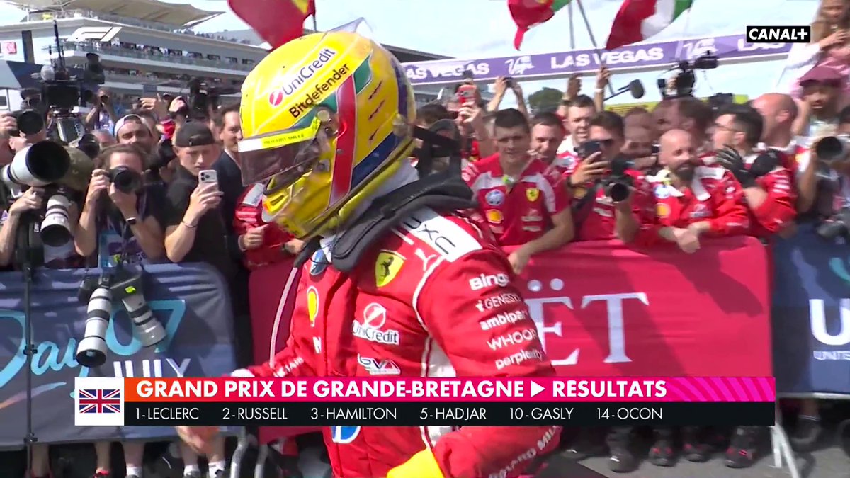 "Il a fait toute la course avec le couteau entre les dents" 🗣️ Les mots de Frédéric Vasseur après la victoire de Charles Leclerc à Silverstone 🤩