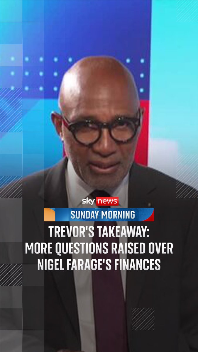 Sky's Trevor Phillips talks about his "robust exchange" with Robert Jenrick over Nigel Farage's relationship with a convicted fraudster. 'Robert Jenrick seemed a bit more exercised about the issue than a man who thinks there is "nothing to see here,"' says Trevor Phillips.