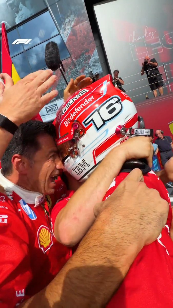 That winning feeling again! 🥳 #F1 #BritishGP Scuderia Ferrari HP