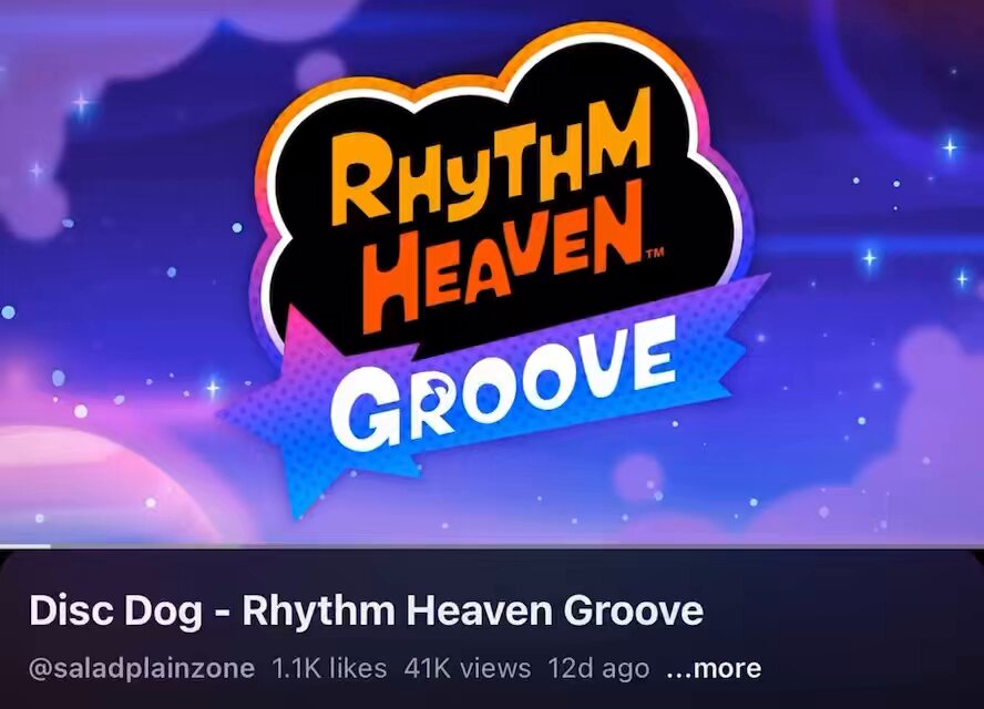 obsessed with this song. i love rhythm heaven groove!!!!!