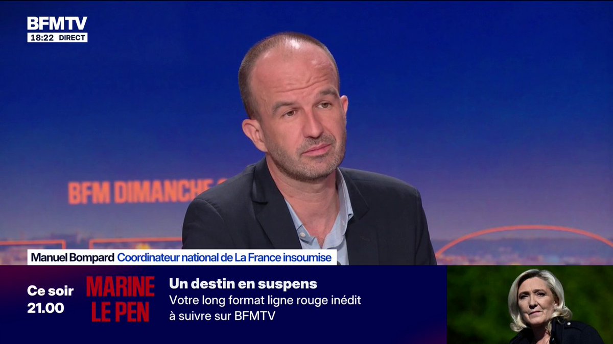 "La retraite à 67 ans, ce n'est pas juste", estime Manuel Bompard, coordinateur national de La France insoumise