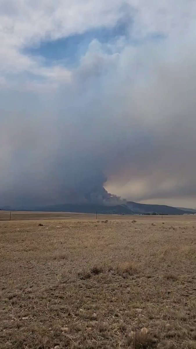 Colorado: After days of Red Flag warnings and strong winds, the recent cooler weather gave firefighters the chance to complete 13% containment on the 87,000 acre Aspen Acres Fire in Colorado. The portion of contained line is on the eastern flank of the fire. 800 personnel are now on scene conducting direct line construction, building dozer line, and engaged in structure protection. There are expected thunderstorms today, which could bring additional lightning, and some rain. Fire managers are warning of potential flash floods in the fire area of the rain does develop.