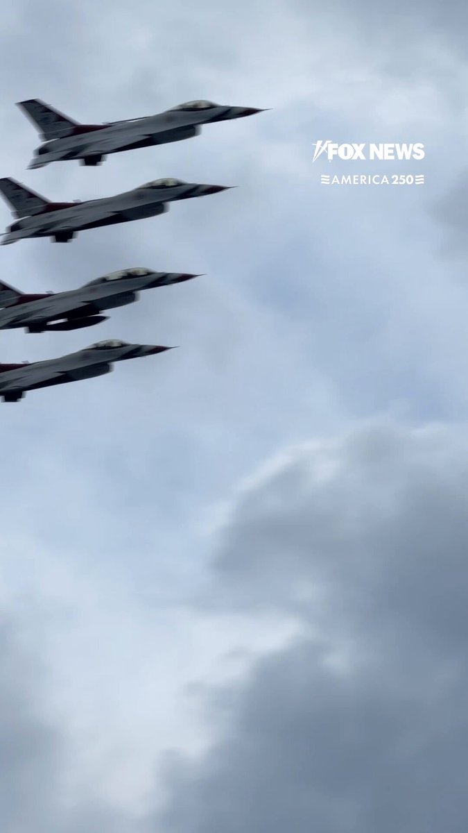 Freedom took flight for America’s 250th birthday. ✈️