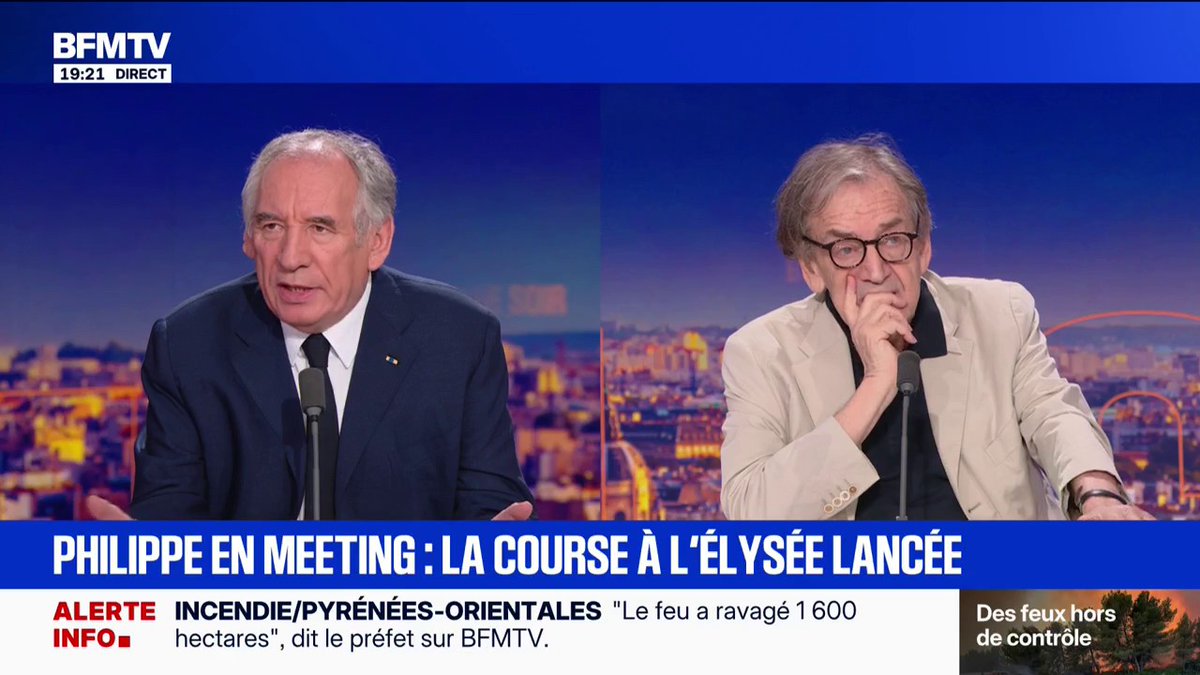 "L'année prochaine, la totalité de l'impôt sur le revenu ne suffira pas pour payer les intérêts de la dette", estime François Bayrou, ancien premier Ministre