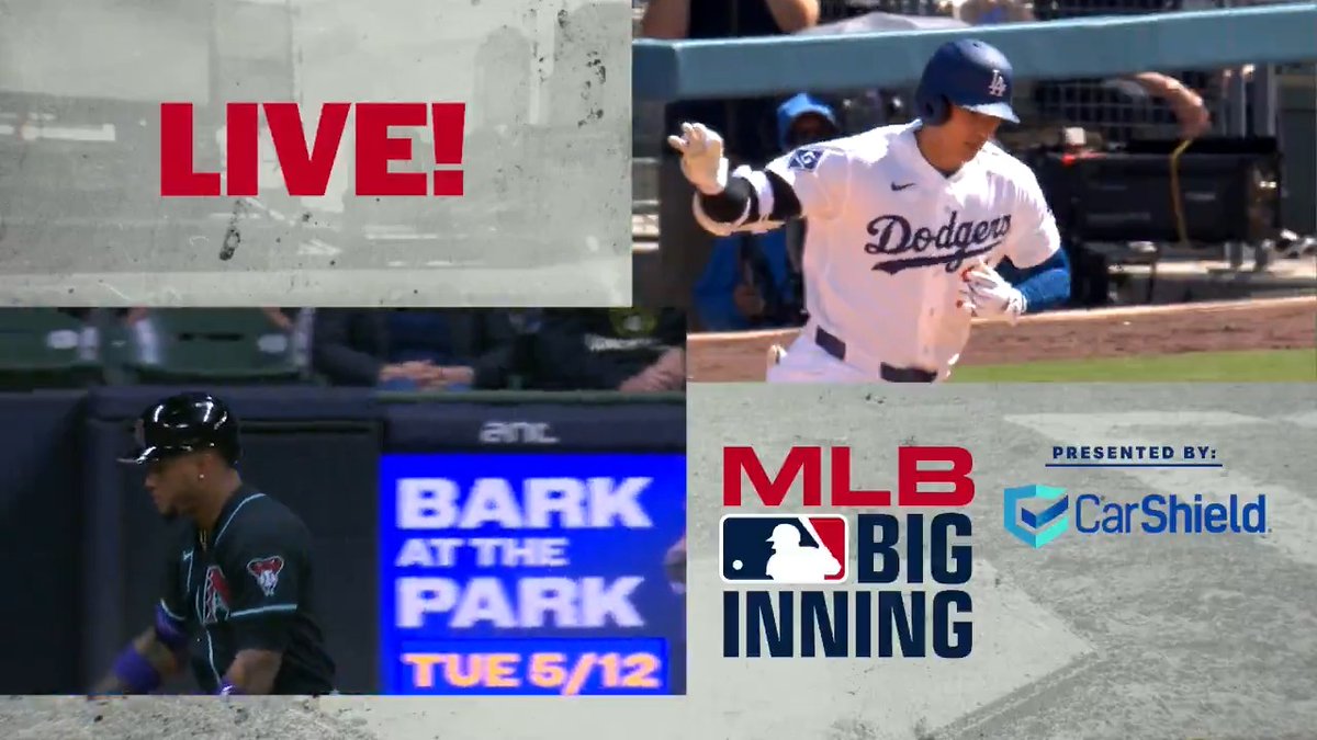 Weekend โพ๏ธ = ๐ Catch all the action around the league with #MLBBigInning coming up at 2:30pm ET!