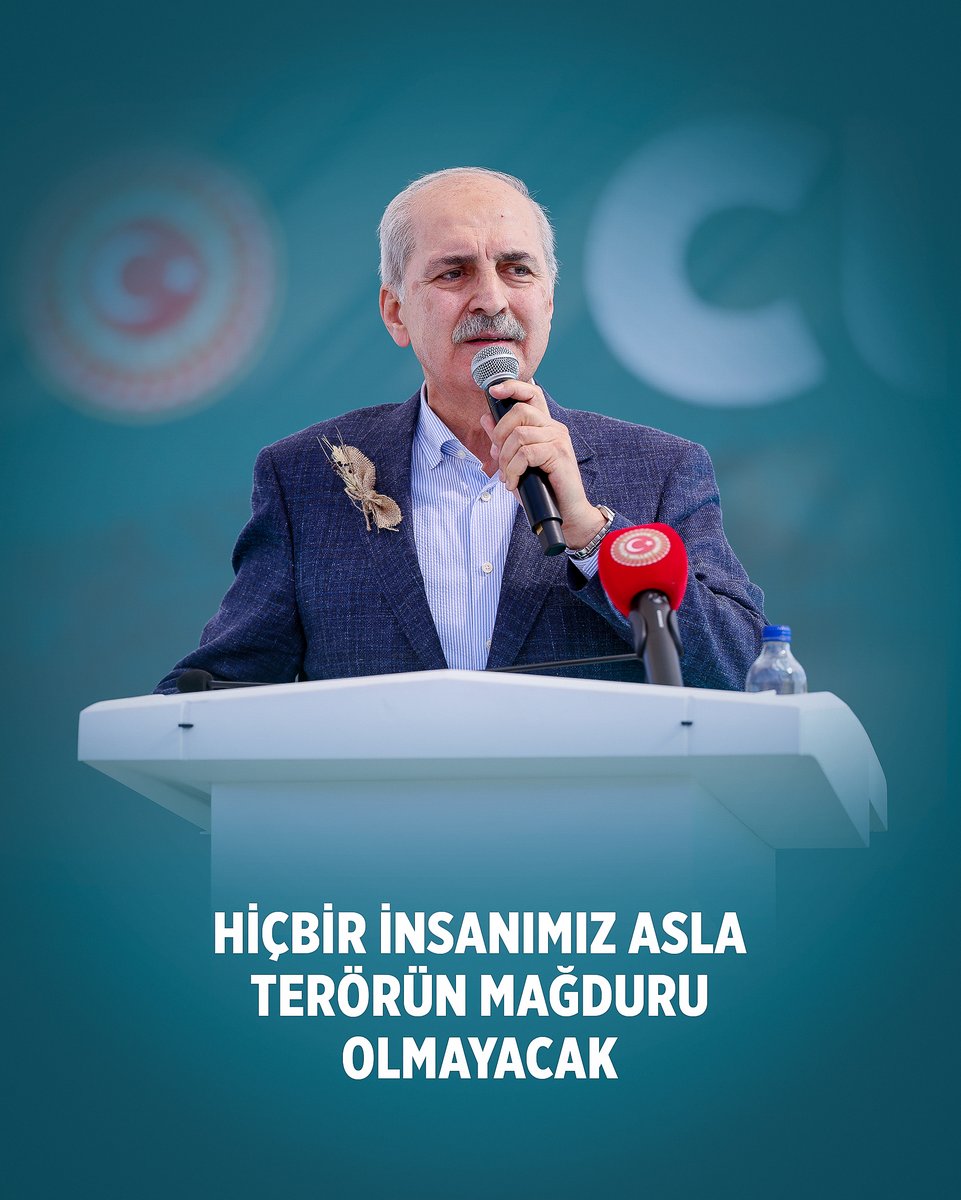 ❝Bu dağlarda, bu ovalarda, bu şehirlerde, Türkiye'nin her bir karışında sadece ve sadece kardeşlik türküleri söyleyeceğiz.❞