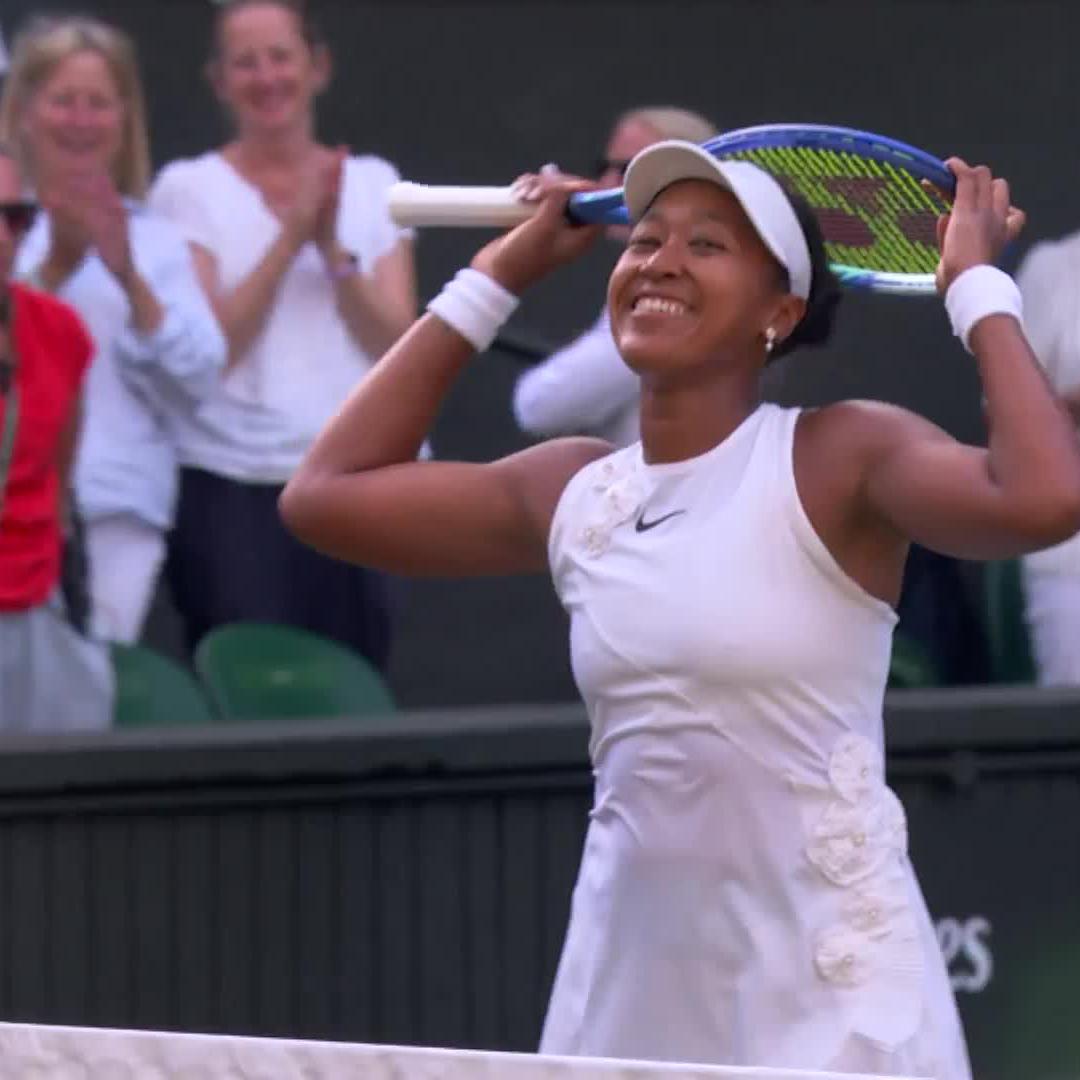 OGROMNA RADOŚĆ NAOMI OSAKI PO POKONANIU ARYNY SABALENKI 🥹💥 #Wimbledon