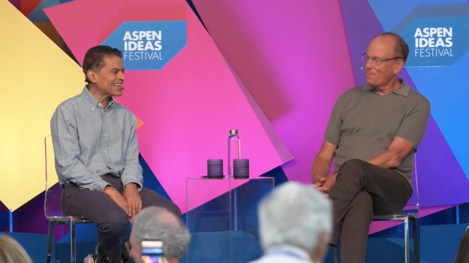 Is the danger of AI that it's a bubble? Or that its very tangible benefits will accrue to only the largest, richest companies? I discussed with Larry Fink, CEO of BlackRock, the largest asset manager in the world: