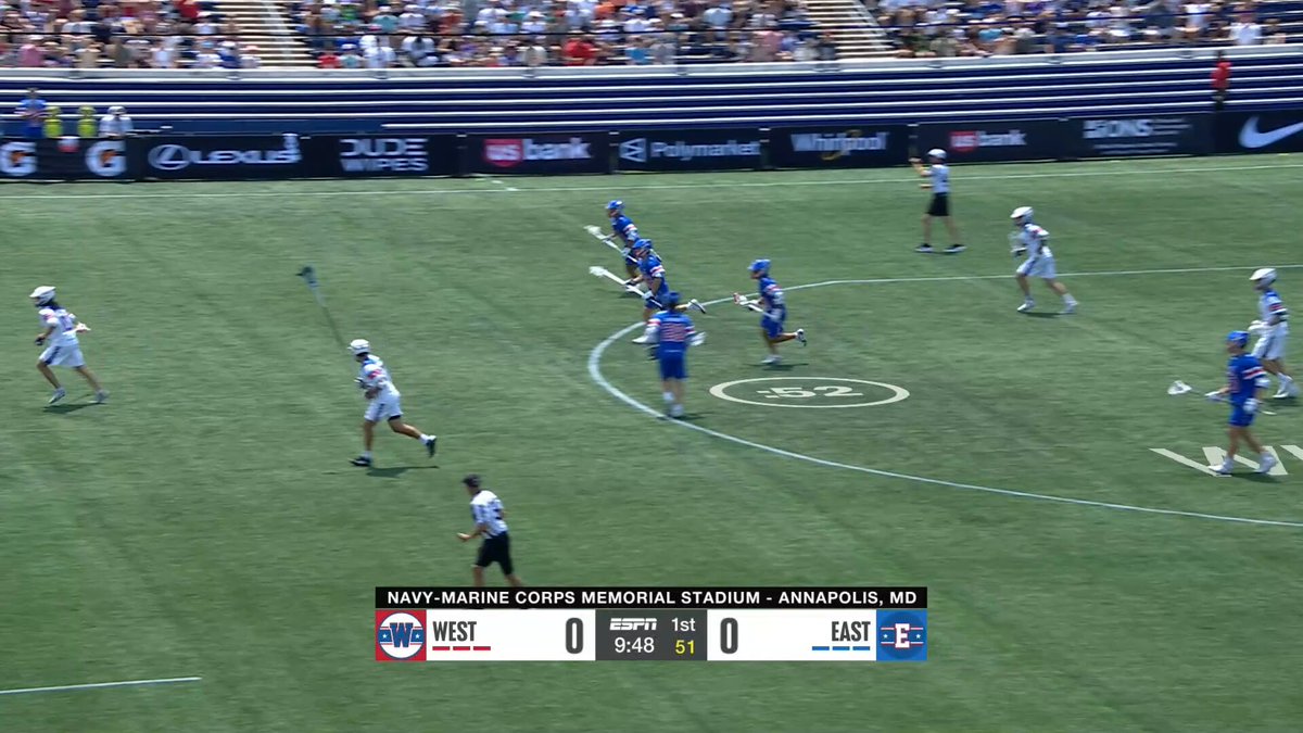The East gets the first goal in the Lexus All- Star Game. 📺: @ESPN |