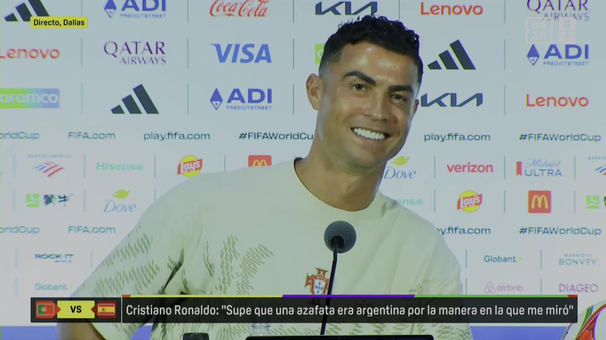 Cristiano Ronaldo no se quiere despedir del Mundial "Va a ser el último ... ojalá mañana no sea mi último partido" #DAZNMundial #FIFAWorldCup