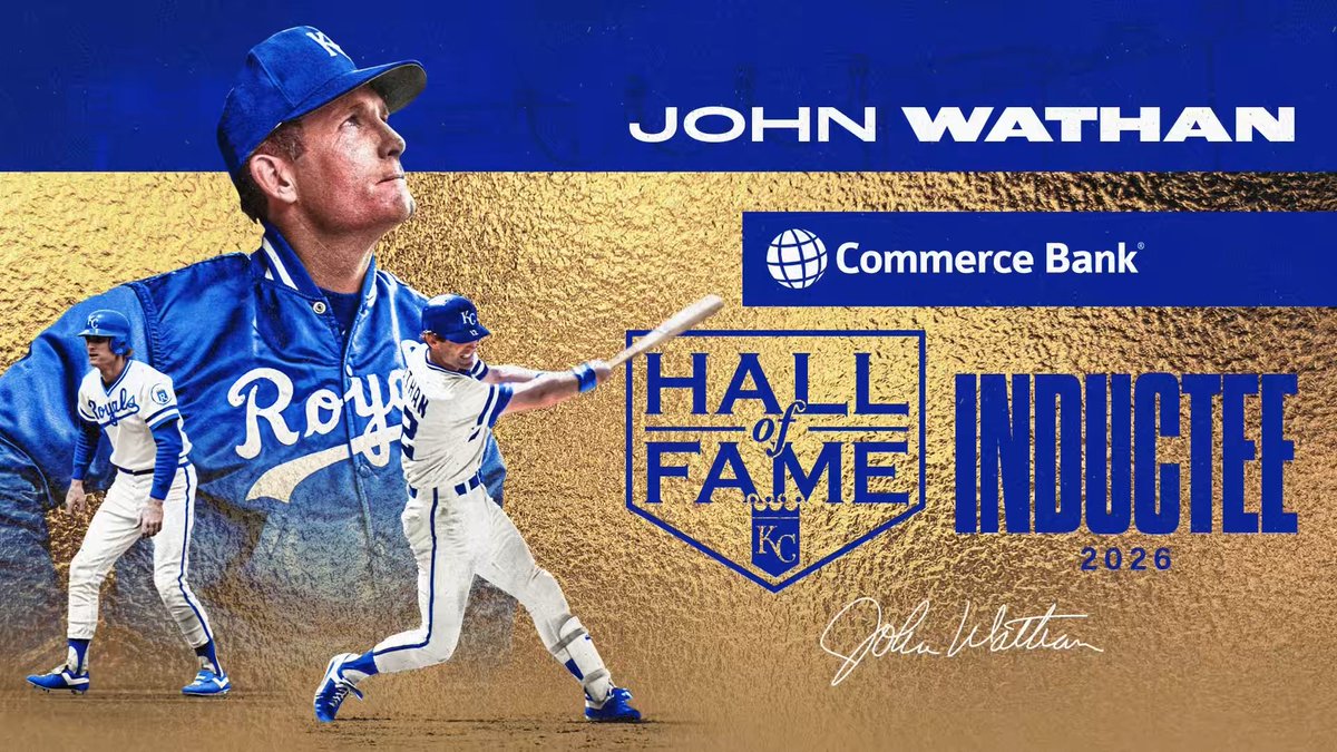 Whatever was needed, John Wathan was there. We are proud to welcome The Duke into the Royals Hall of Fame!