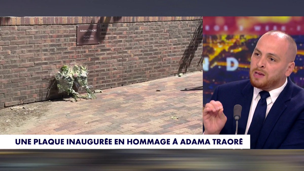Le plateau de l'Heure des Pros réagit à la plaque en hommage à Adama Traoré, dans #HDPros2 Toute l'info est à retrouver sur