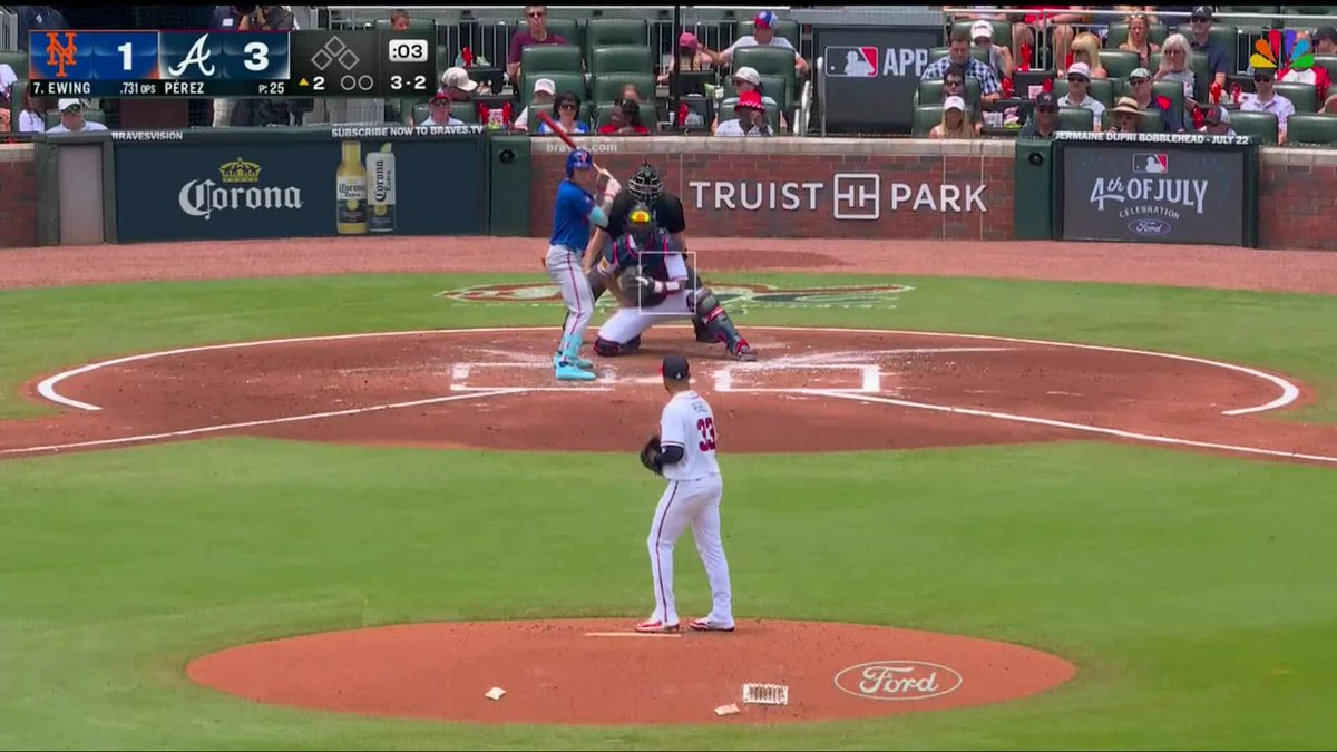 AJ Ewing another homerun off a lefty. Can someone explain to me why he was sitting in yesterday’s ball game? 🤔