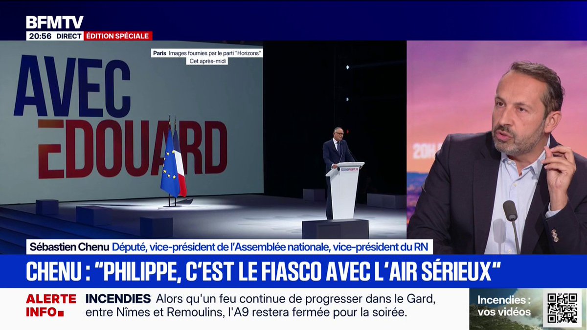 "La situation que vivent les Français c'est de la faute d'Édouard Philippe et d'Emmanuel Macron", estime Sébastien Chenu, député et vice-président du RN