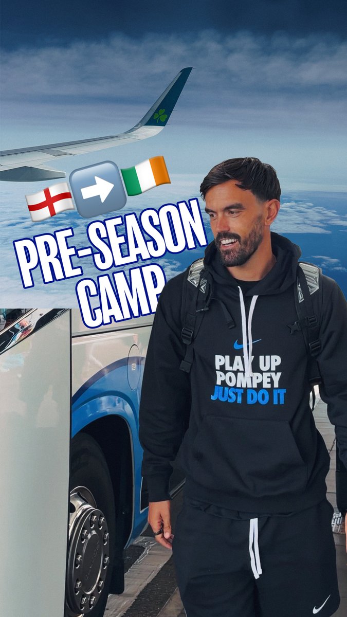 🏴󠁧󠁢󠁥󠁮󠁧󠁿➡️🇮🇪 📲 Come to pre-season camp with us!