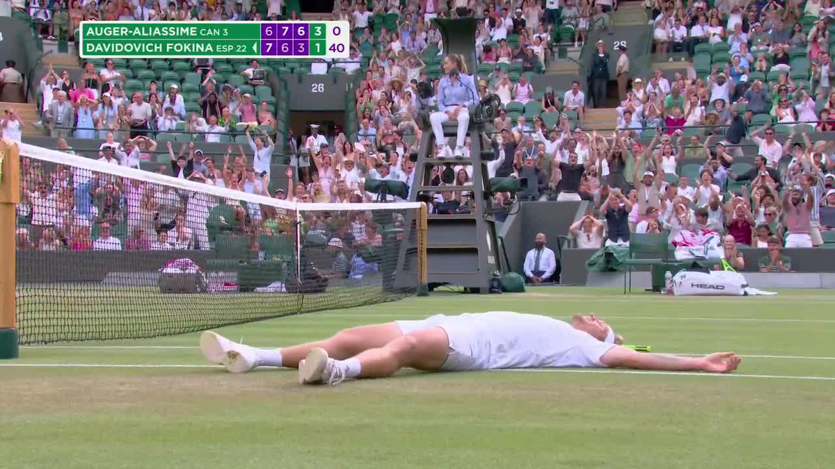¡¡CIERREN TODO!! EL PUNTAZO QUE JUGARON AUGER-ALIASSIME Y FOKINA! 🤯🔝 📺 Mirá #Wimbledon en el Plan Premium de Disney Plus.