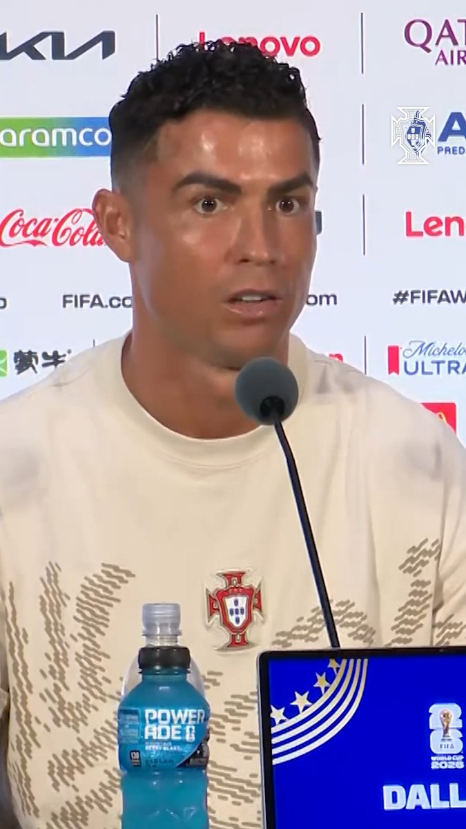 Se for preciso, 𝗲𝗹𝗲 𝗲𝘀𝘁𝗮𝗿𝗮́ 𝗹𝗮́. 🐐 #VaiDarPortugal | #FIFAWorldCup
