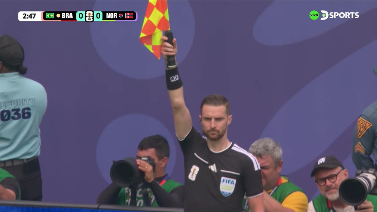 "Golazo" Por este gol que le anularon a Noruega contra Brasil por offside.