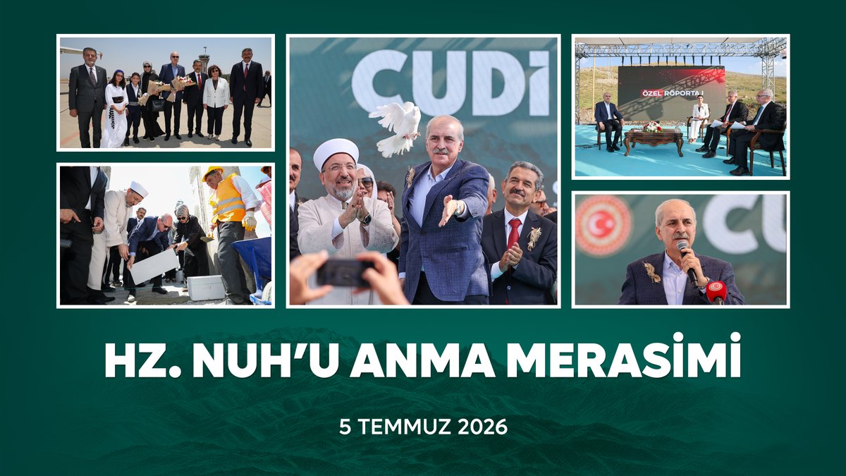 Şırnak Cudi Dağı'nda Hz. Nuh'u Anma Merasimi 📹