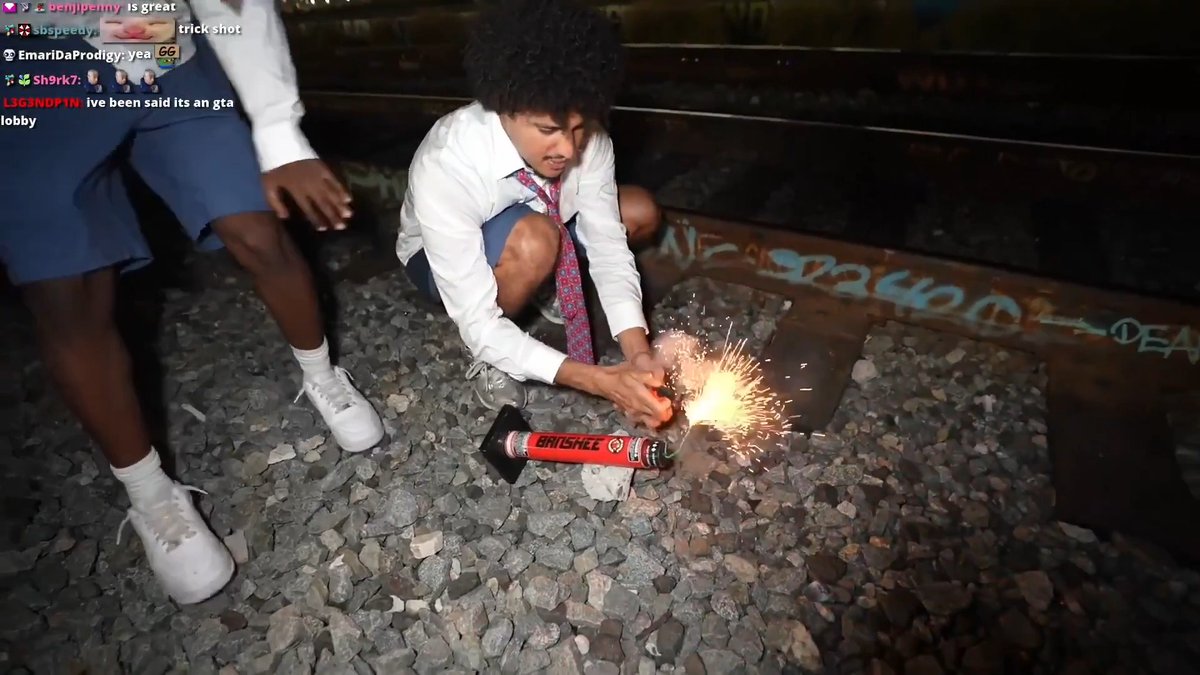 Streaming group KODE abruptly ended their stream after their fireworks sparked a bush fire near an LA train track