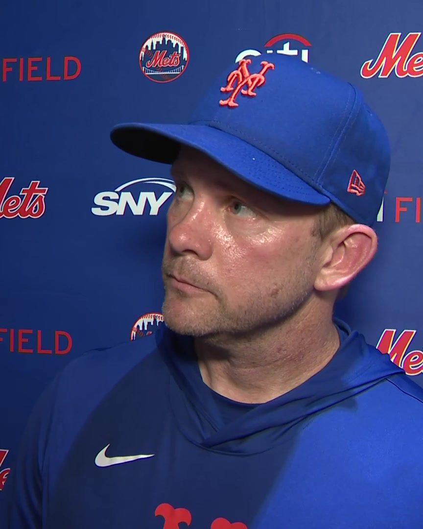 "You never want to criticize physical errors because the game is hard, but he expects to make that play, I know we all expect him to make that play too" Andy Green on Mark Vientos' error: