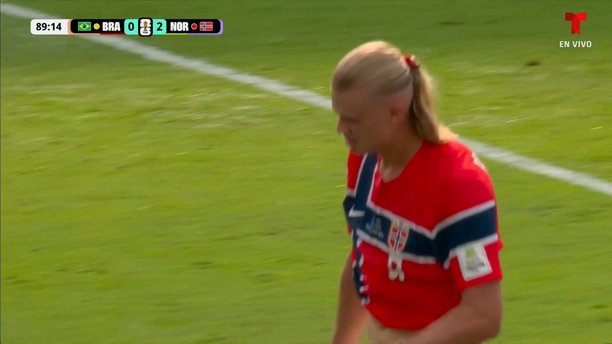 ¡¡¡GOLAAAAAZO DE NORUEGA!!! ¿QUIÉN MÁS? ¡¡¡ERLING HAALAND!!! Doblete del monstruo noruego para estar ELIMINANDO a Brasil de la Copa del Mundo 2026.