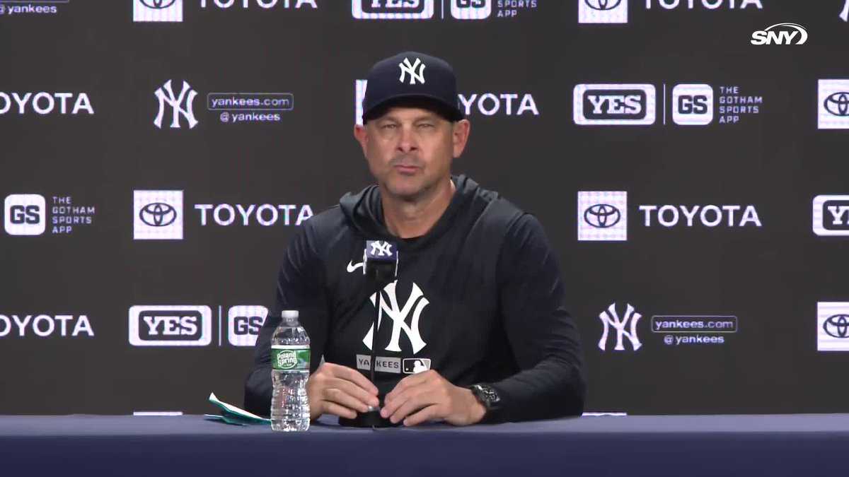 Aaron Boone says that Jazz Chisholm Jr. lost his step when he was caught stealing and hurt his toe in the process "Kinda nags him from time-to-time"