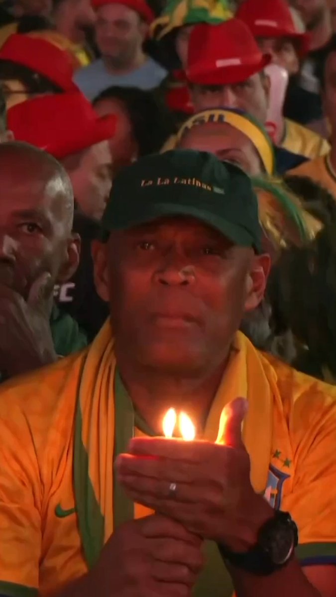 You can literally see the moment this Brazil fan's heart breaks 🇧🇷💔