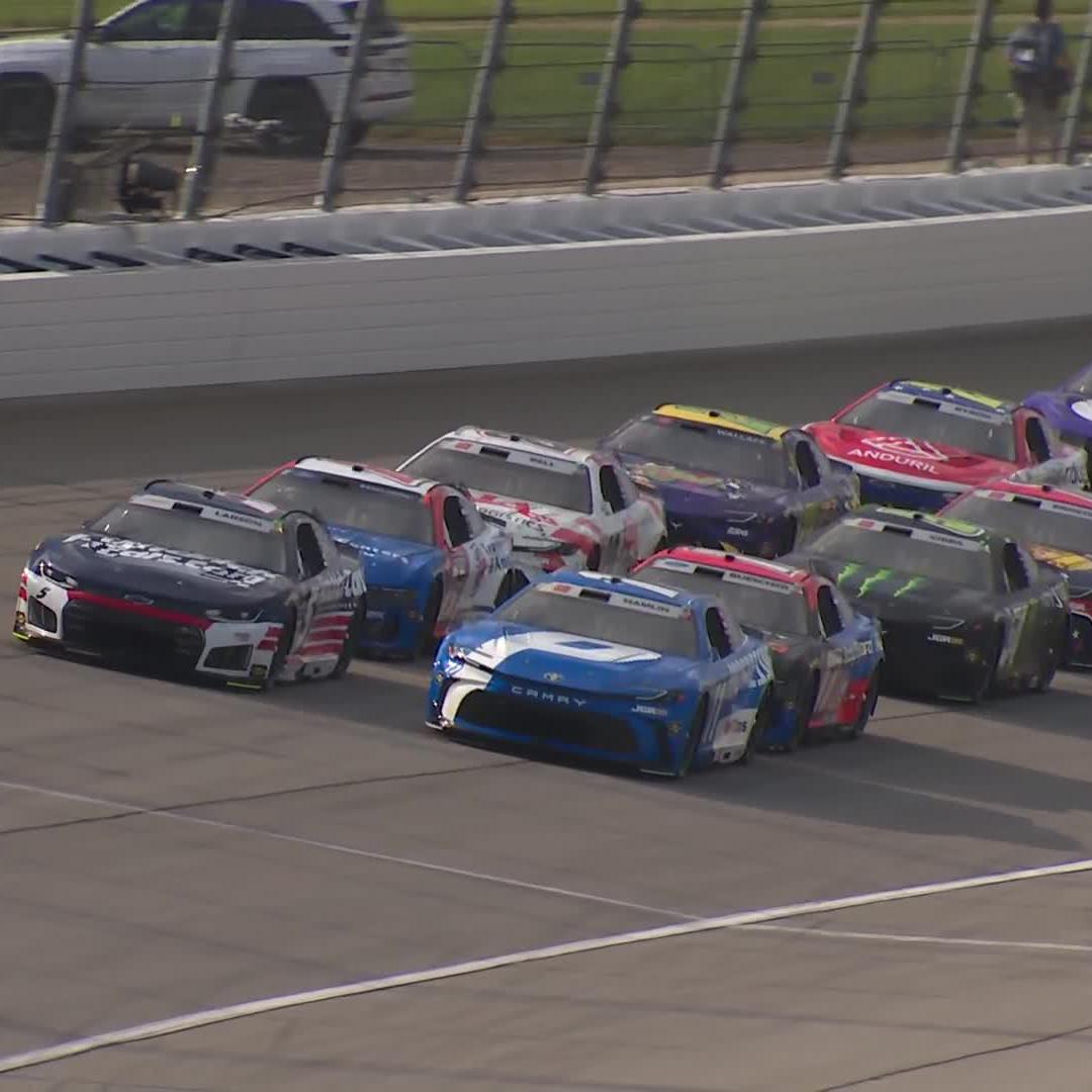 For the first time since 2019, the NASCAR Cup Series is racing at Chicagoland Speedway, but trouble strikes early.
