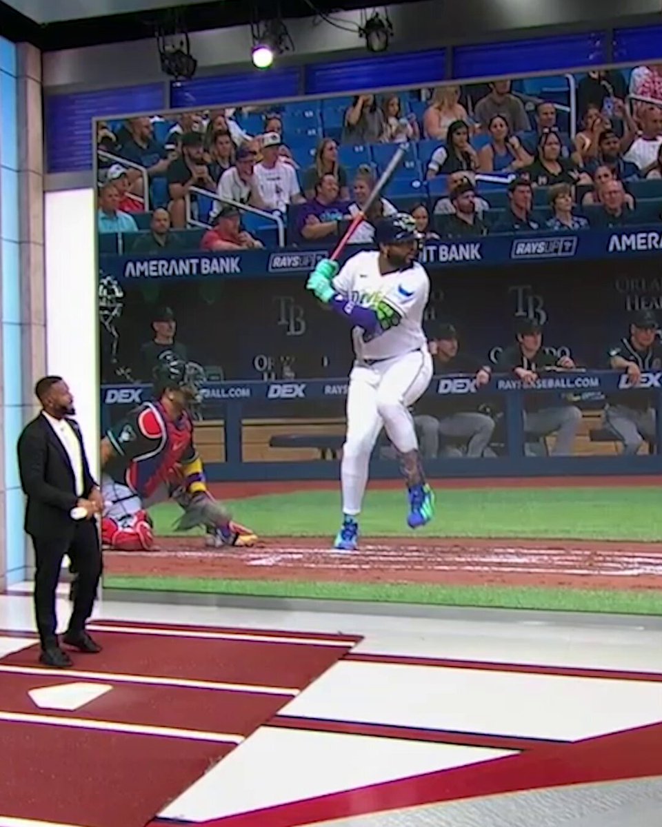 Junior Caminero's swing is balanced and powerful 💪 Xavier Scruggs | #MLBCentral