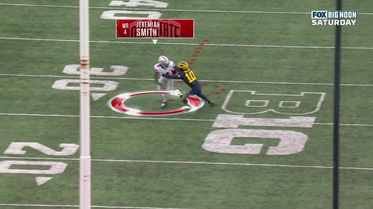 ✅ Go-ahead TD ✅ On 4th down ✅ At rival Michigan ✅ On 20th birthday Ohio State Football's Jeremiah Smith won't soon forget this grab.