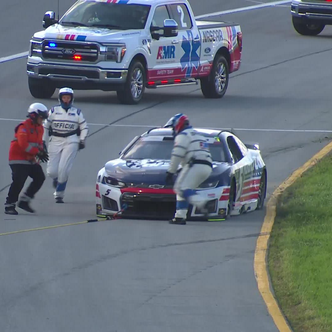 "Go Kylie go!" That AMR Safety Official probably.