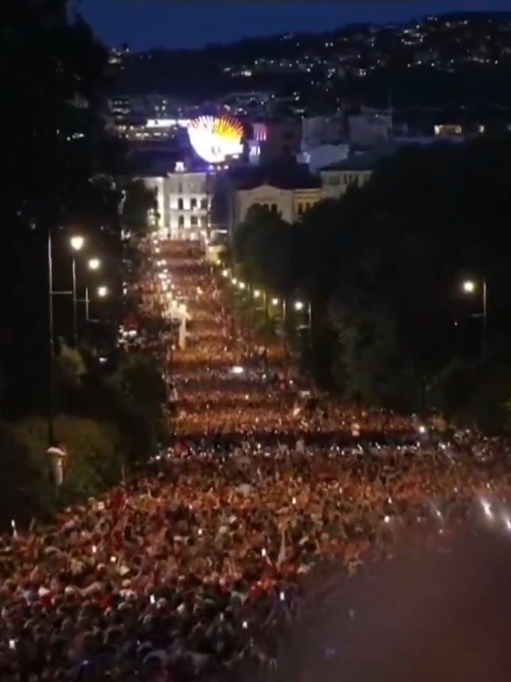 "Oslo": Por los festejos en Noruega tras la victoria de su Selección ante Brasil