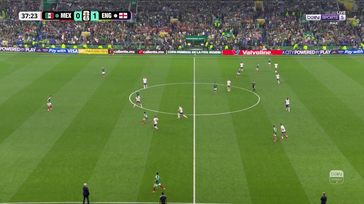 GOAL! Two for Jude Bellingham! England's midfield maestro strikes again. ✨ 🇲🇽 Mexico 0-2 England 🏴 #FIFAWorldCup | #beINWC26 | #England