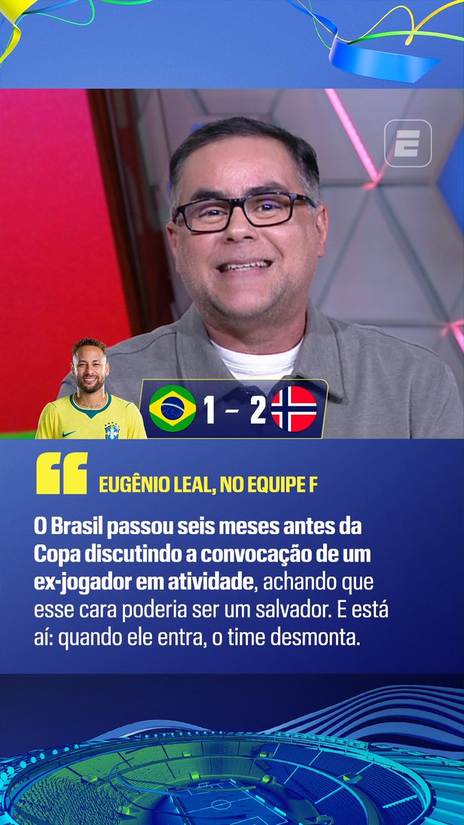 Meu Deus, um pouco de sensatez no meio do jornalismo esportivo!