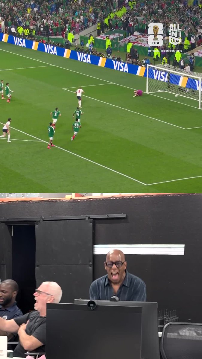 Wrighty after Harry Kane scored England's third 🙌🔊