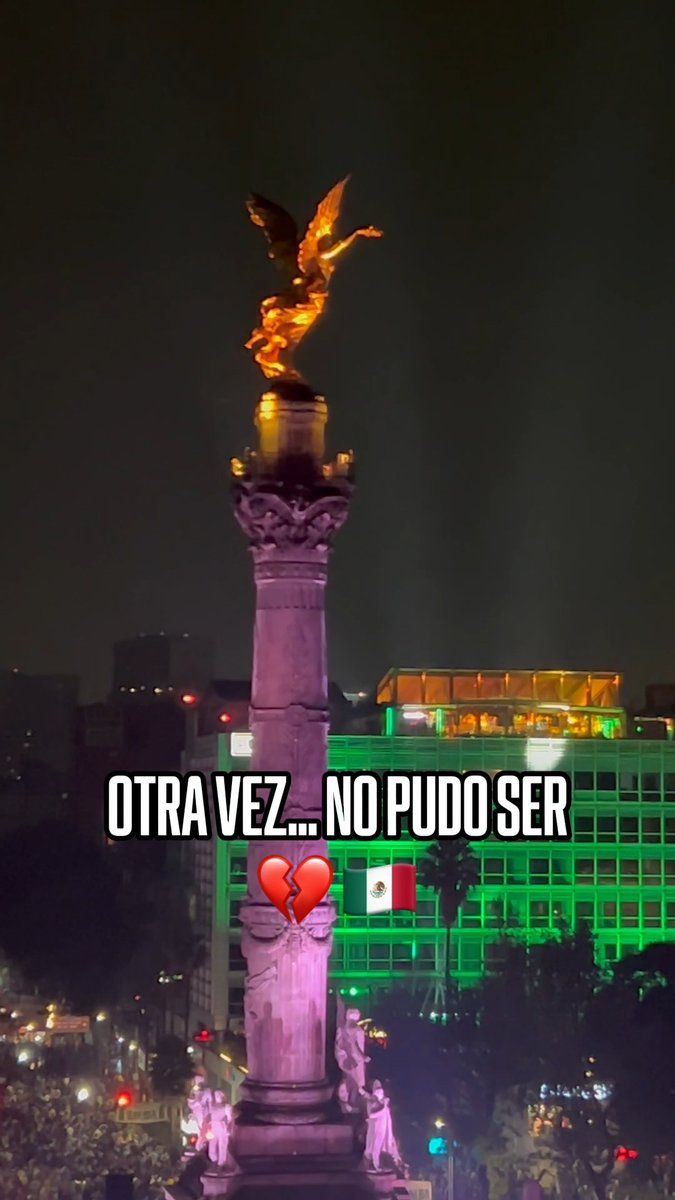 Y la fiesta en el Ángel llegó a su fin... 💔 🇲🇽