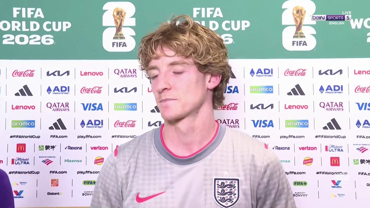 🗣️ Andy Kerr catches up with AG to get his thoughts after the game against Mexico. #FIFAWorldCup | #beINWC26 | #England