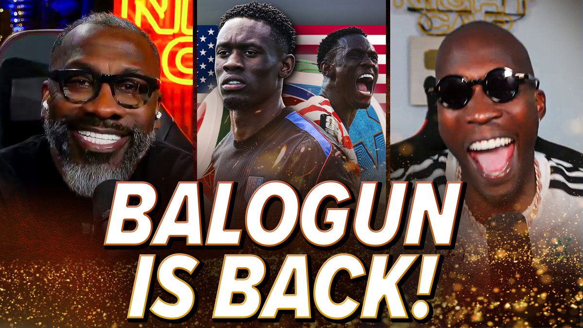 USA's Folarin Balogun gets his red card lifted and is set to play vs Belgium...Now the Big 3 wonder if FIFA will do the same for England's Jarell Quansah 🤔 shannon sharpe | Chad Johnson | isojoe | #Nightcap