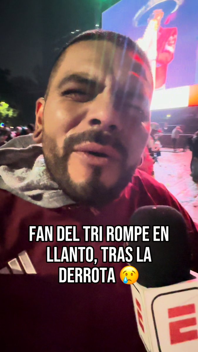 "ERA HOY" 😭 Así el desconsuelo de un fan de la Selección Mexican tras la eliminación. 💔 🇲🇽 💔