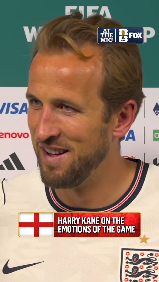 FOX Sports reporter Geoff Shreeves spoke with proud captain of England Harry Kane 🏴