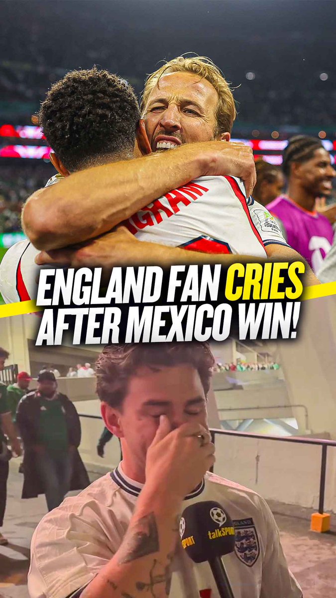 😭 "It means everything!" ❤️ "One of the greatest moments of my life!" 🙏 "To defend that lead for the country is unbelievable!" England fan brought to tears after the Three Lions beat Mexico to reach the World Cup quarter-finals! 🥲 #FIFAWorldCup