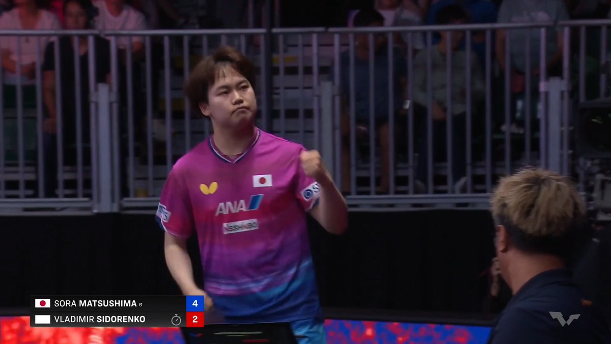 #松島輝空 が優勝‼️ 日本勢悲願のグランドスマッシュ制覇🏆 🇺🇸#USスマッシュ2026 男子シングルス決勝 🇯🇵#松島輝空 4-1 シドレンコ 11-5/11-13/11-7/11-4/5-11/11-7 U-NEXTでアーカイブ配信中 📲 #卓球 #WTT