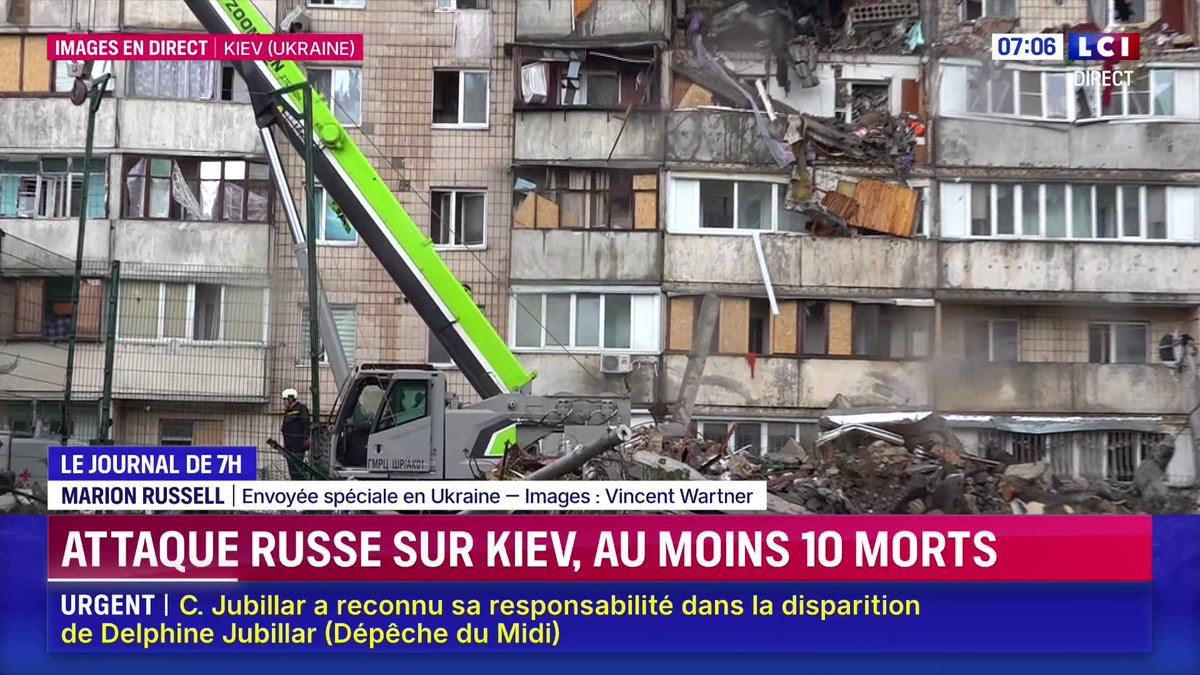 Guerre en Ukraine : attaque russe sur Kiev, au moins 10 morts ▶️ Les explications de Marion Russell pour LCI
