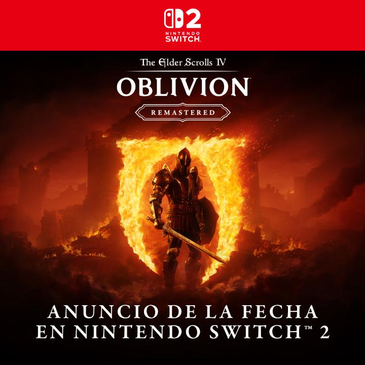 Explora Cyrodiil como nunca antes a partir del 11 de agosto, fecha en que The Elder Scrolls IV: Oblivion Remastered llegará a #NintendoSwitch2. Ya se puede reservar: