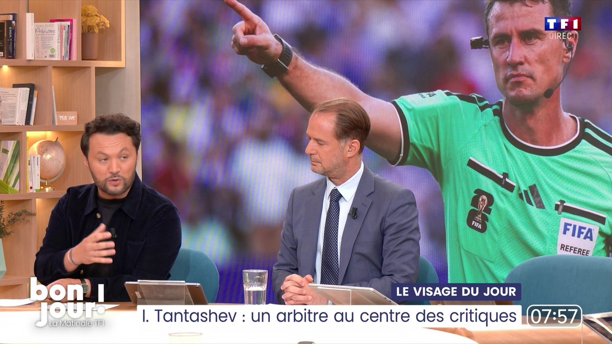 ⚽️ Ilgiz Tantashev, l'arbitre de France-Paraguay, au cœur d'un scandale mondial ! L'arbitre n'a donné aucun carton jaune aux joueurs paraguayens malgré leur jeu très agressif Le visage du jour avec Karim Bennani